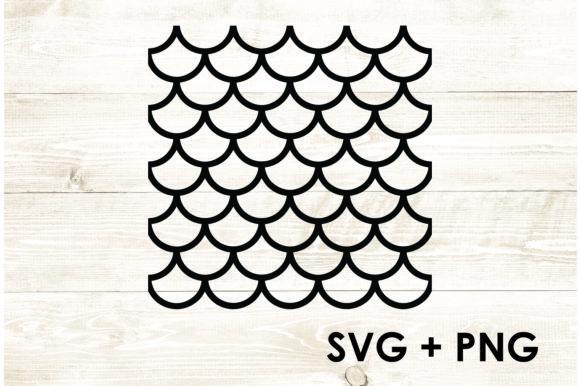 Download Outline Mermaid Scales Pattern - Fish - Outline Collection