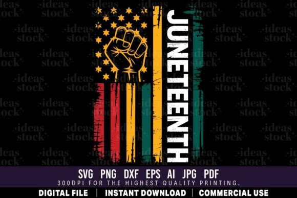 Download Juneteenth Vertical Flag SVG - Juneteenth Collection