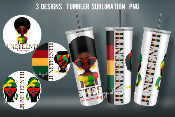 Download Juneteenth Tumbler Sublimation Design - Juneteenth Collection