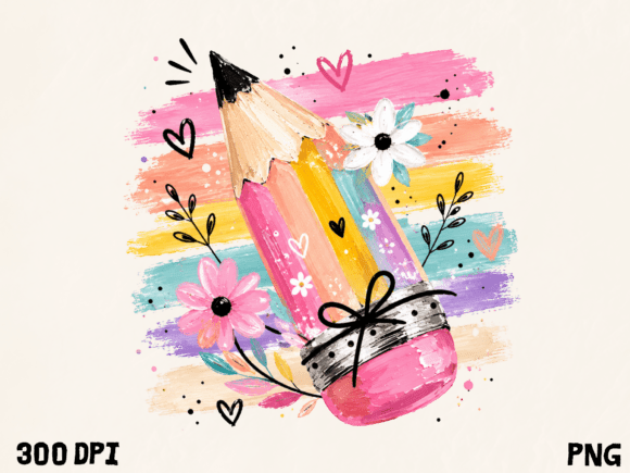 Download Teacher Pencil Watercolor PNG - Pencil Collection
